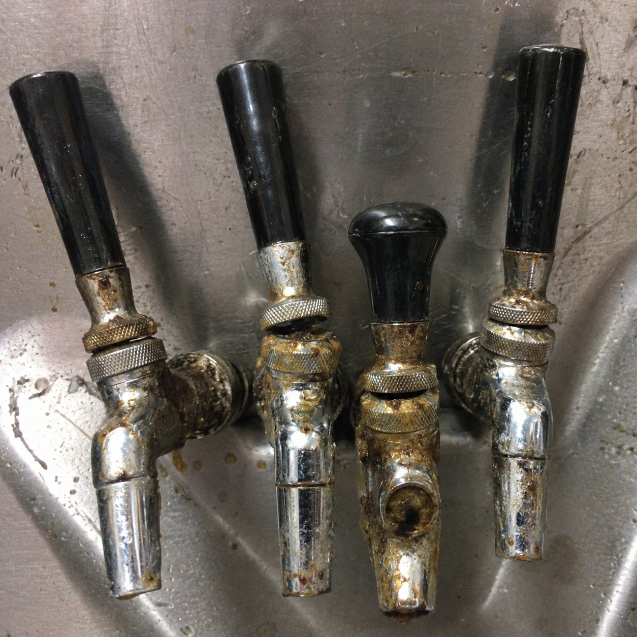 Dirty faucets